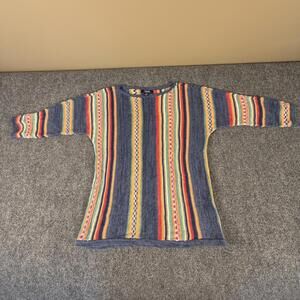 Chaps‎ Petite Women's Striped Knit Top Size M #914